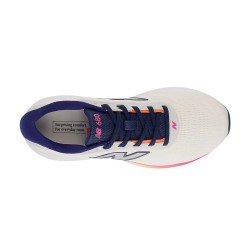 New Balance Zapatilla Running Fresh Foam 680 V9 Blanco Rosa Naranja Sea Salt Mujer