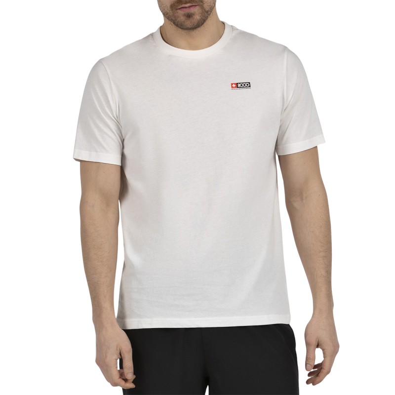 +8000 Camiseta Dicon Blanco Hueso Hombre