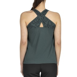 +8000 Camiseta Tirantes Tika Verde Oscuro Mujer