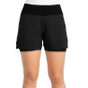 +8000 Pantalón Corto De Chándal Groa Negro Mujer