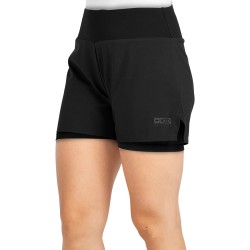 +8000 Pantalón Corto De Chándal Groa Negro Mujer