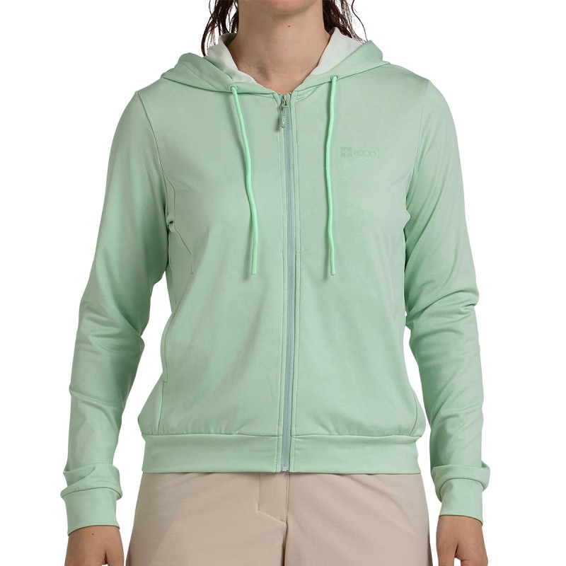 +8000 Sudadera Unela Verde Pastel Vigore Mujer