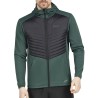 +8000 Chaqueta Híbrida Fibras Teon Negro Verde Oscuro Hombre