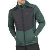 +8000 Chaqueta Híbrida Fibras Teon Negro Verde Oscuro Hombre