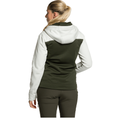 Trangoworld Chaqueta Liena V02 Verde Oscuro Crudo Mujer