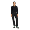 Trangoworld Pantalón Largo Causiat Negro Mujer