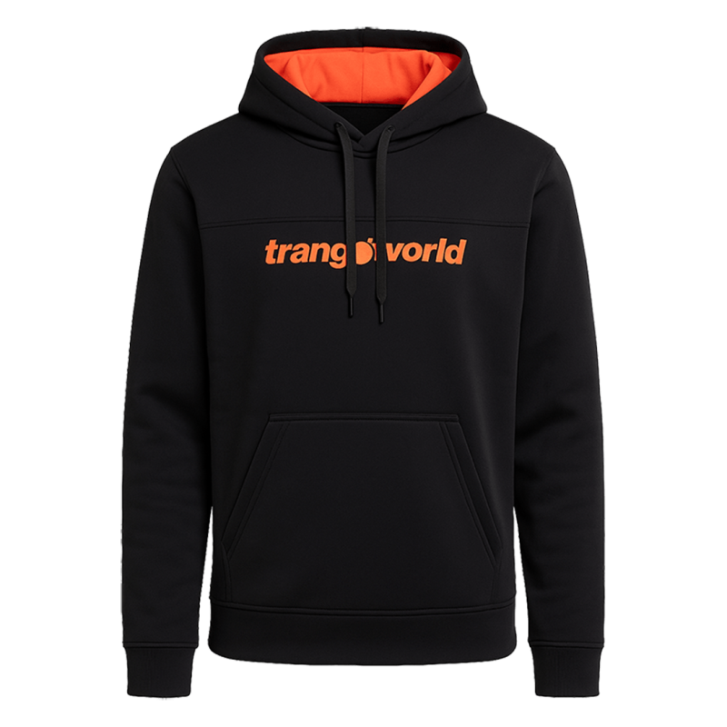 Trangoworld Sudadera Login V02 Negro Hombre