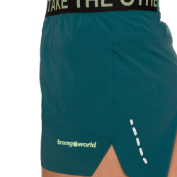 Trangoworld Pantalón Corto Larues Verde Oscuro Mujer