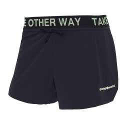 Trangoworld Pantalón Corto Larues Negro Mujer