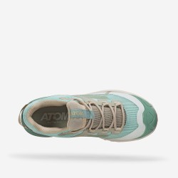 Atom Zapatilla Trekking Hard Rally Explore Pro Verde Green Mix Mujer