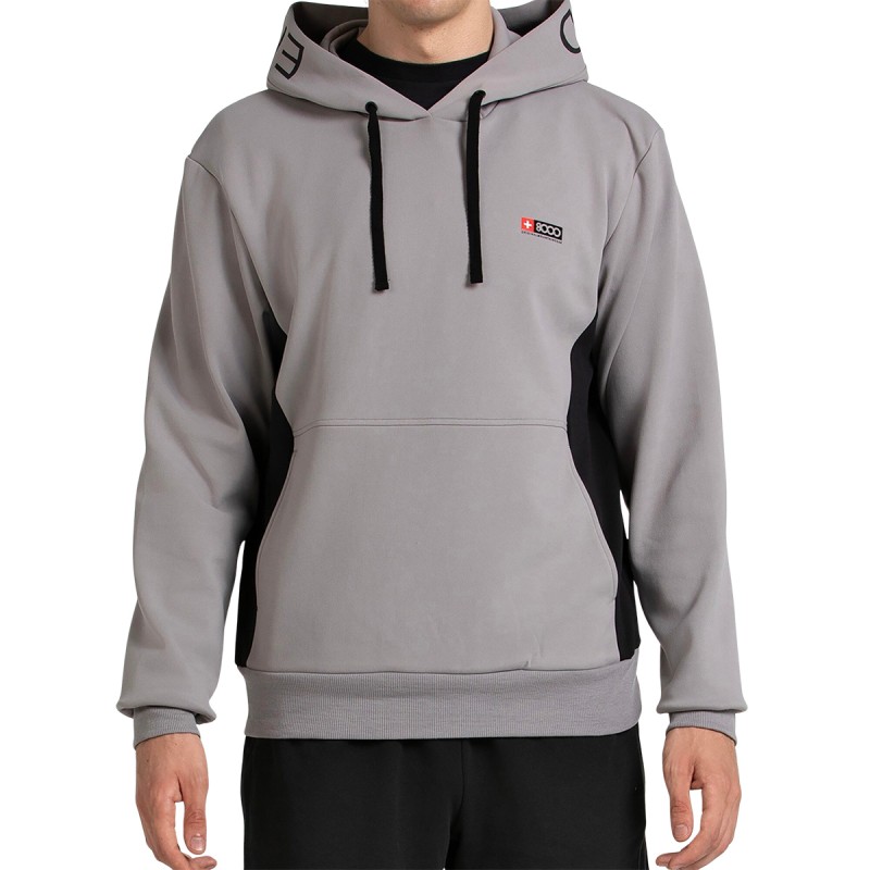 +8000 Sudadera Deportiva Dorne Gris Humo Hombre