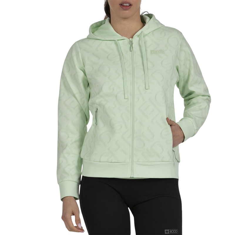 +8000 Sudadera Deportiva Linon Verde Pastel Mujer