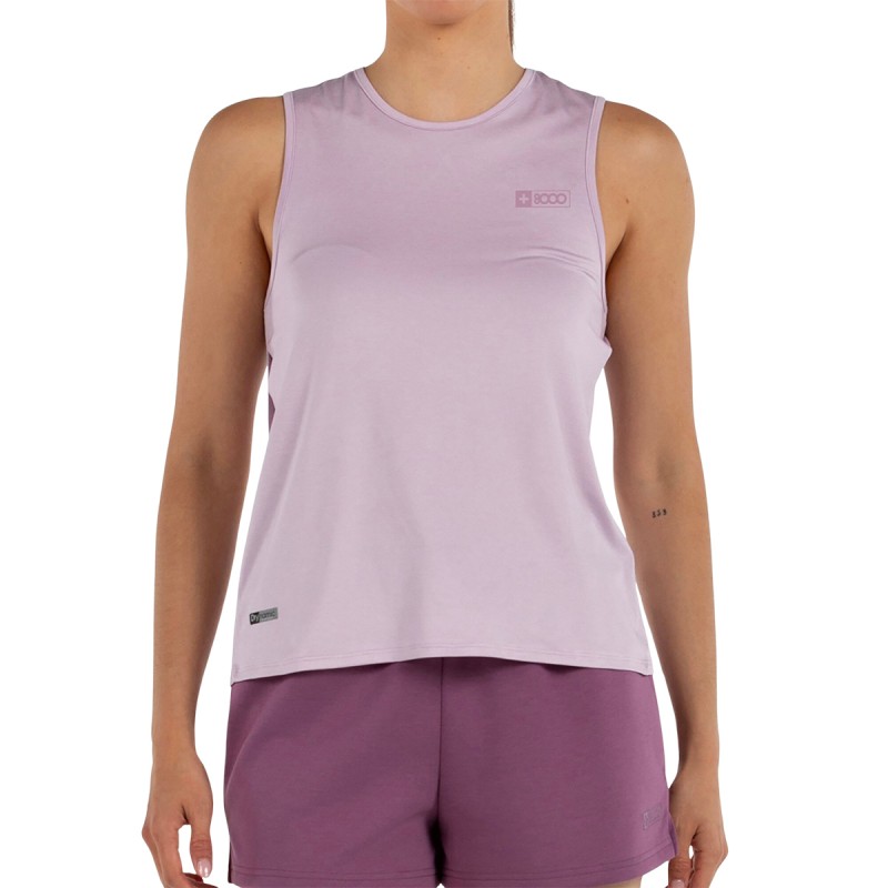+8000 Camiseta Deportiva Tola Lila Vigore Mujer