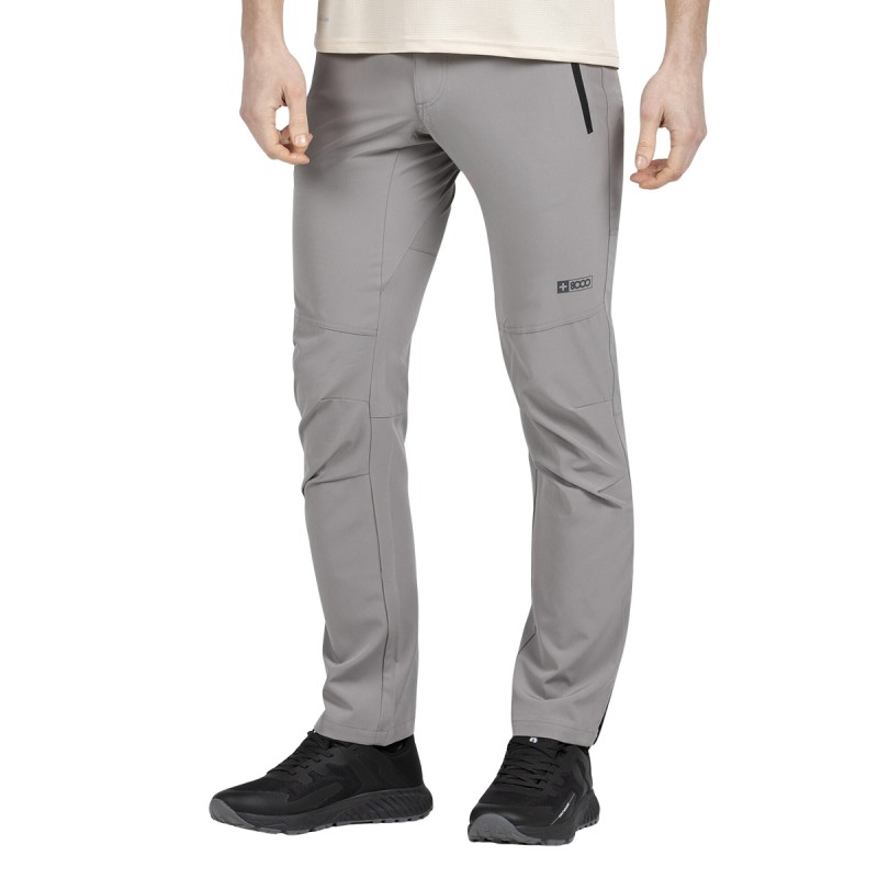 +8000 Pantalón Trekking Largo Kairo Gris Humo Hombre