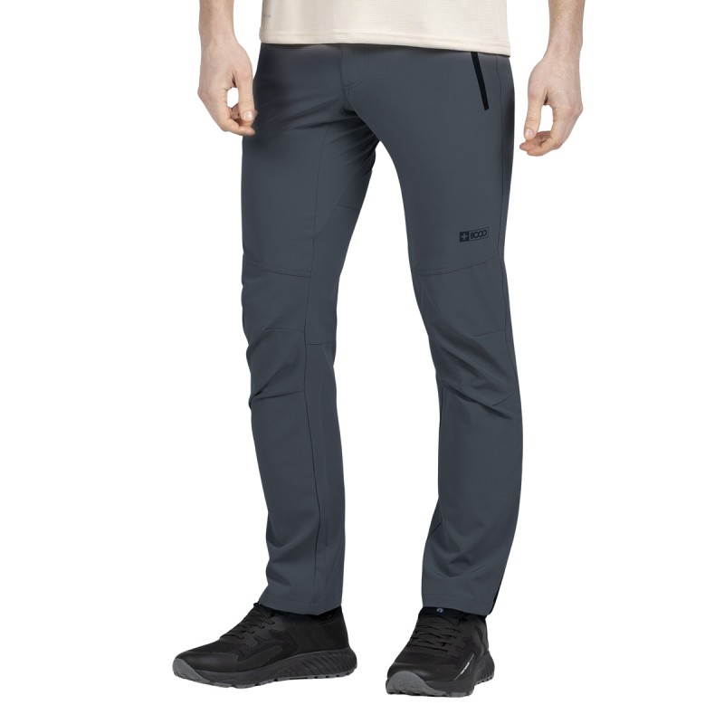 +8000 Pantalón Trekking Largo Kairo Gris Antracita Hombre