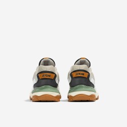 Atom Zapatilla Trekking Hard Rally Explore Pro Negro Gris Beige Hombre