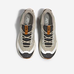 Atom Zapatilla Trekking Hard Rally Explore Pro Negro Gris Beige Hombre
