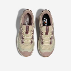Atom Zapatilla Trekking Hard Rally Explore Pro Beige Rosa Desert Mujer
