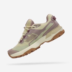 Atom Zapatilla Trekking Hard Rally Explore Pro Beige Rosa Desert Mujer
