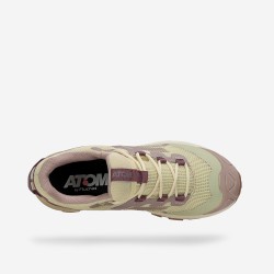 Atom Zapatilla Trekking Hard Rally Explore Pro Beige Rosa Desert Mujer