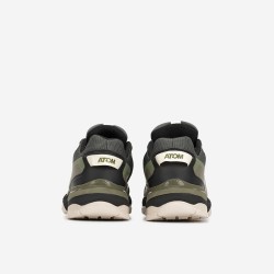 Atom Zapatilla Trekking Hard Rally Explore Pro Verde Khaky Hombre