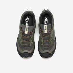 Atom Zapatilla Trekking Hard Rally Explore Pro Verde Khaky Hombre