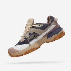 Atom Zapatilla Trekking Hard Rally Azul Beige Magenta Mujer