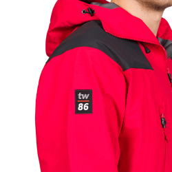 Trangoworld Chaqueta Tempest Tw86 Rojo Negro Hombre