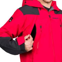 Trangoworld Chaqueta Tempest Tw86 Rojo Negro Hombre
