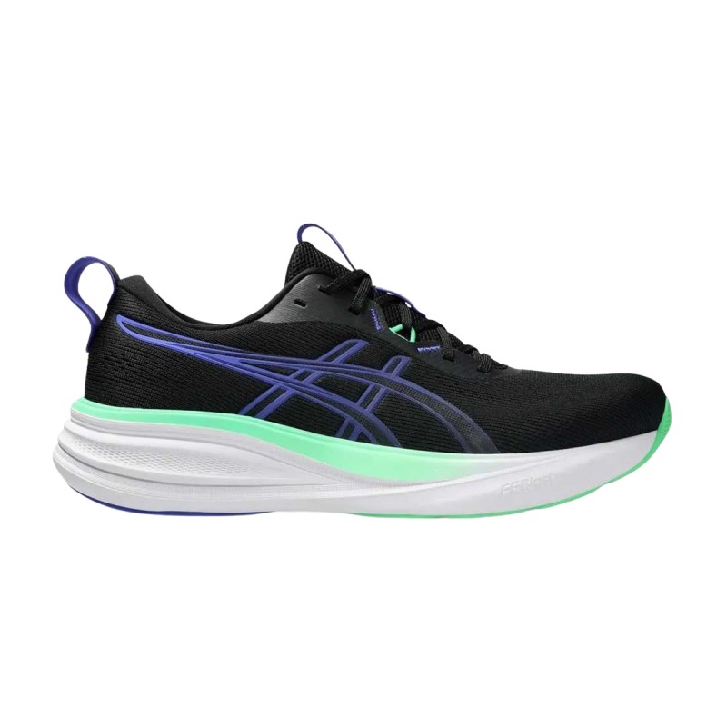 Asics Zapatilla Running Gel-Pulse 17 Negro Azul Verde Black Cobalt Burst Hombre