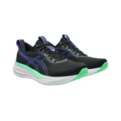 Asics Zapatilla Running Gel-Pulse 17 Negro Azul Verde Black Cobalt Burst Hombre