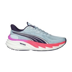Puma Zapatilla Running Velocity Nitro 4 Puma X Hyrox Wns Azul Rosa Mujer