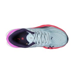 Puma Zapatilla Running Velocity Nitro 4 Puma X Hyrox Azul Rosa Lucite-Pure Pink-Deep Hombre