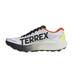 ADIDAS Zapatilla TrailRunning Terrex Agravic 4 Blanco Naranja Negro Cloud White Core Black Mujer