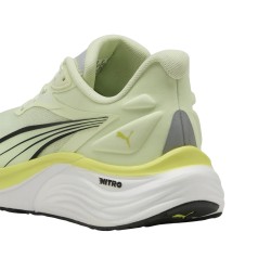 Puma Zapatilla Running Electrify Nitro 4 Verde Amarillo Apple Spritz-Lux Lime-Black Hombre