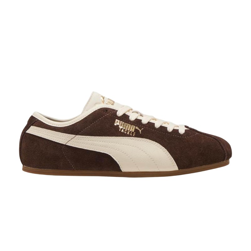 Puma Zapatilla Casual Puma Tackle Marrón Beige Chocolate-Alpine Snow-Gum Mujer