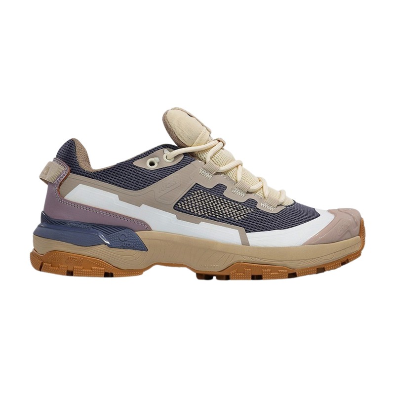 Atom Zapatilla Trekking Hard Rally Azul Beige Magenta Mujer