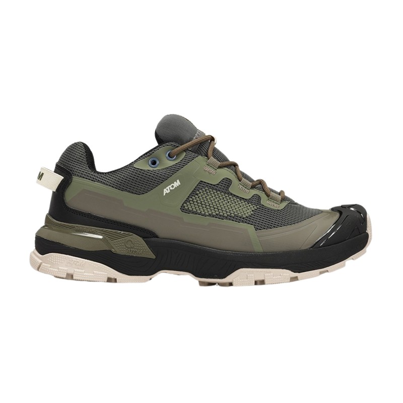 Atom Zapatilla Trekking Hard Rally Explore Pro Verde Khaky Hombre