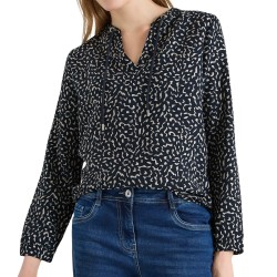 Cecil Camisa Print Azul Mujer