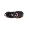 Adidas Zapatilla Deportivas De Velcro Fortarun 4.0 Negro Naranja Rosa Core Black Iron Metallic Niño