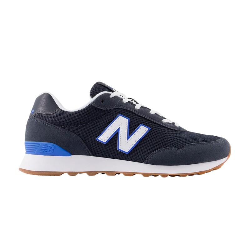 New Balance Zapatilla Casual 515 Negro Azul Hombre