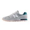 New Balance Zapatilla Casual 373 v2 Gris Verde Hombre