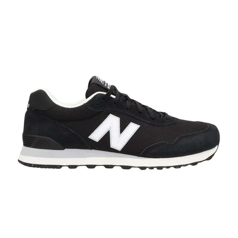 New Balance Zapatilla Casual 515 Negro Blanco Black Hombre