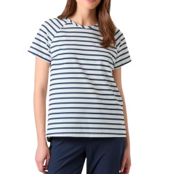 Helly Hansen Camiseta Thalia T-Shirt A Rayas Blanco Negro Mujer