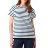 Helly Hansen Camiseta Thalia T-Shirt A Rayas Blanco Negro Mujer