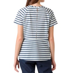 Helly Hansen Camiseta Thalia T-Shirt A Rayas Blanco Negro Mujer