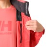 Helly Hansen Chaqueta Impermeable Crew Sailing Jacket 2.0 Rosa Sunset Pink Mujer