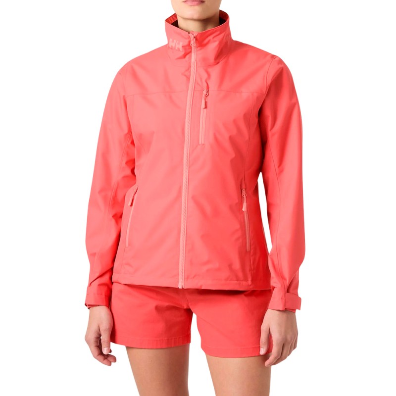 Helly Hansen Chaqueta Impermeable Crew Sailing Jacket 2.0 Rosa Sunset Pink Mujer