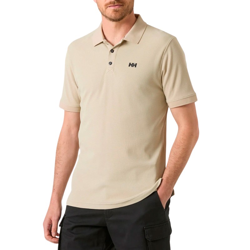 Helly Hansen Polo Driftline Beige Khaki Hombre