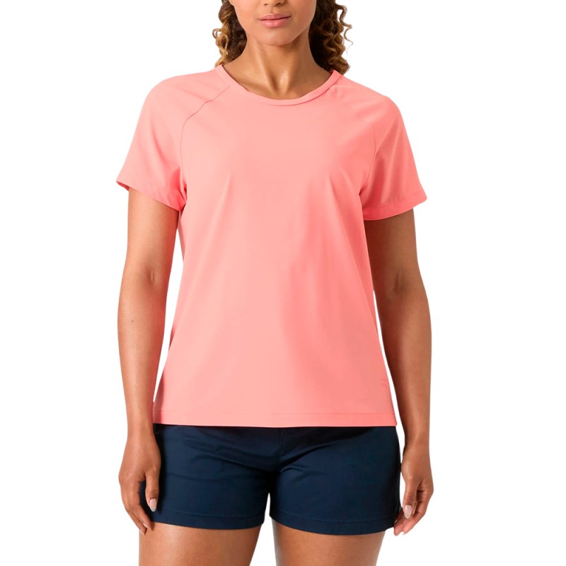 Helly Hansen Camiseta Thalia T-Shirt Rosa Coral Almon Mujer